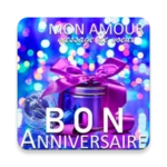 french birthday wishes message android application logo